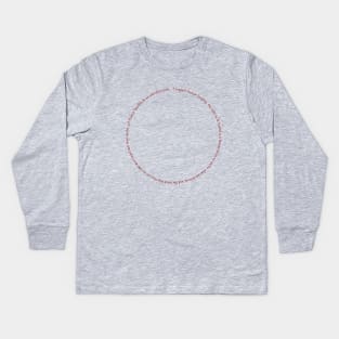 Human Equality Circle Kids Long Sleeve T-Shirt